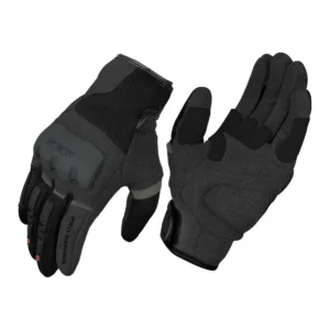 Rynox Urban Pro 2 Gloves Dark Grey CE Certified Leather Riding Gloves with TPU Knuckle Protection