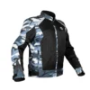 Rynox Urban X Jacket 2022 Light Camo Black urban motorcycle riding jacket with CE protectors