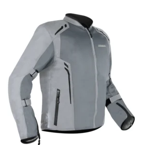 Rynox Cypher GT Jacket Light Grey minimalist urban riding jacket with CE protection