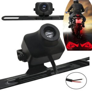 LIU HJG Devil Eye Shadow Light License Plate Projector for Motorcycles, Cars, SUVs – Red/Blue/White/Purple