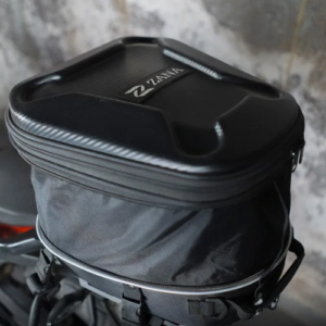 ZANA Pluto 25L Tail Bag Tank Bag mounted on BMW G 310 GS motorcycle