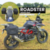 ZANA Roadster Saddle Bag 60L installed on BMW 310 GS adventure motorcycle