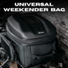 ZANA Universal Weekender Tail Bag 32L expandable motorcycle luggage bag mounted on rear seat