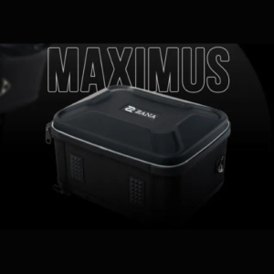 ZANA Maximus 36L Tail Bag mounted on BMW 310 GS with top rack