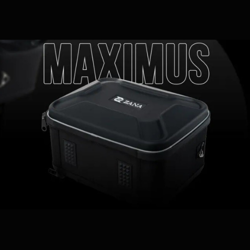 ZANA Maximus 36L Tail Bag mounted on BMW 310 GS with top rack
