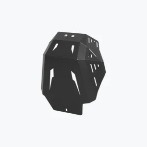 JB Racing X Pulse 210 Guardian Black Bash Plate installed on Hero Xpulse 210