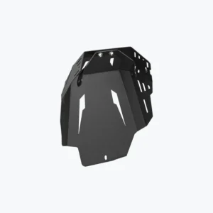 JB Racing X Pulse 210 Guardian Black Bash Plate installed on Hero Xpulse 210