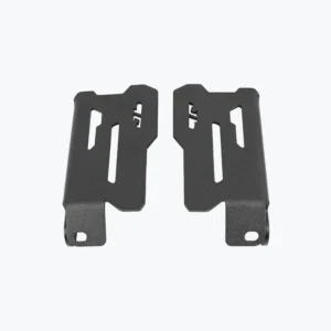 JB Racing X Pulse Step-On Pillion Footrest installed on Hero Xpulse 210 with matte black finish