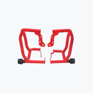 JB Racing X Pulse 210 Defenso Crash Guard Red with Dual Impact Sliders