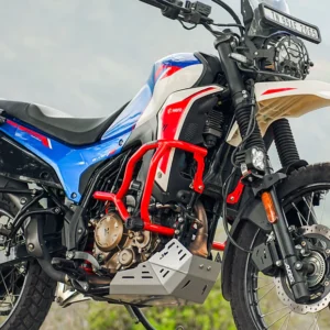 JB Racing X Pulse 210 Defenso Crash Guard Red with Dual Impact Sliders