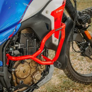 JB Racing X Pulse 210 Defenso Crash Guard Red with Dual Impact Sliders