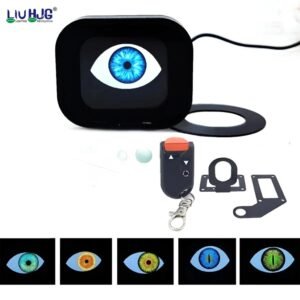 HJG New Eye Light Type 1 Animated Eye LED Remote Control Multi Color Light for Motorcycle and Car