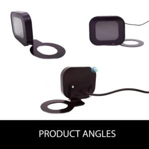 HJG New Eye Light Type 1 Animated Eye LED Remote Control Multi Color Light for Motorcycle and Car