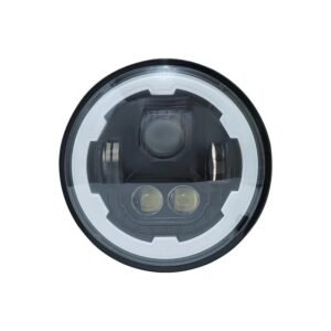 HJG Phantom Ring 5.75 inch LED headlight with spotless DRL for Bajaj Avenger and Harley Davidson