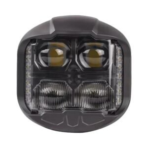 HJG Gods Eye Helao 4 LED 2.0 7 inch 120W fog light with red Devil Eye DRL