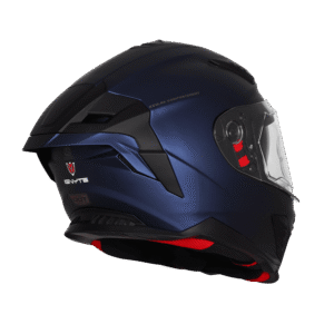 IGNYTE IGN-16 ISS DOT Solid Matt Armada Blue Full Face Helmet with Pinlock visor