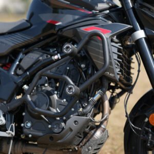 Motocare 4 Slider Crash Guard installed on Hero Xtreme 250R for bike protection