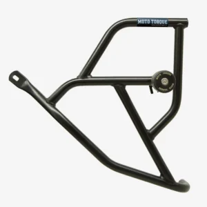 Moto Torque Guardian Crash Guard installed on Royal Enfield Himalayan adventure motorcycle