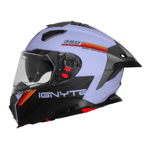 IGNYTE IGN-16 ISS DOT Quantumm Matt Metal Blue Red Orange Full Face Helmet