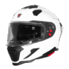 IGNYTE IGN-16 ISS DOT Solid Glossy White full face helmet with Pinlock visor and sun shield