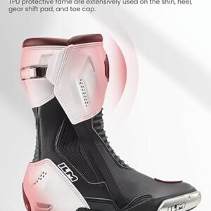 ILM BRC1 CE certified motorcycle racing boots with TPU protection and ventilation system