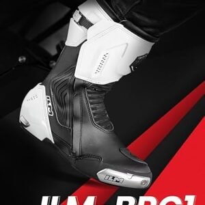 ILM BRC1 CE certified motorcycle racing boots with TPU protection and ventilation system