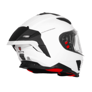 IGNYTE IGN-16 ISS DOT Solid Glossy White full face helmet with Pinlock visor and sun shield