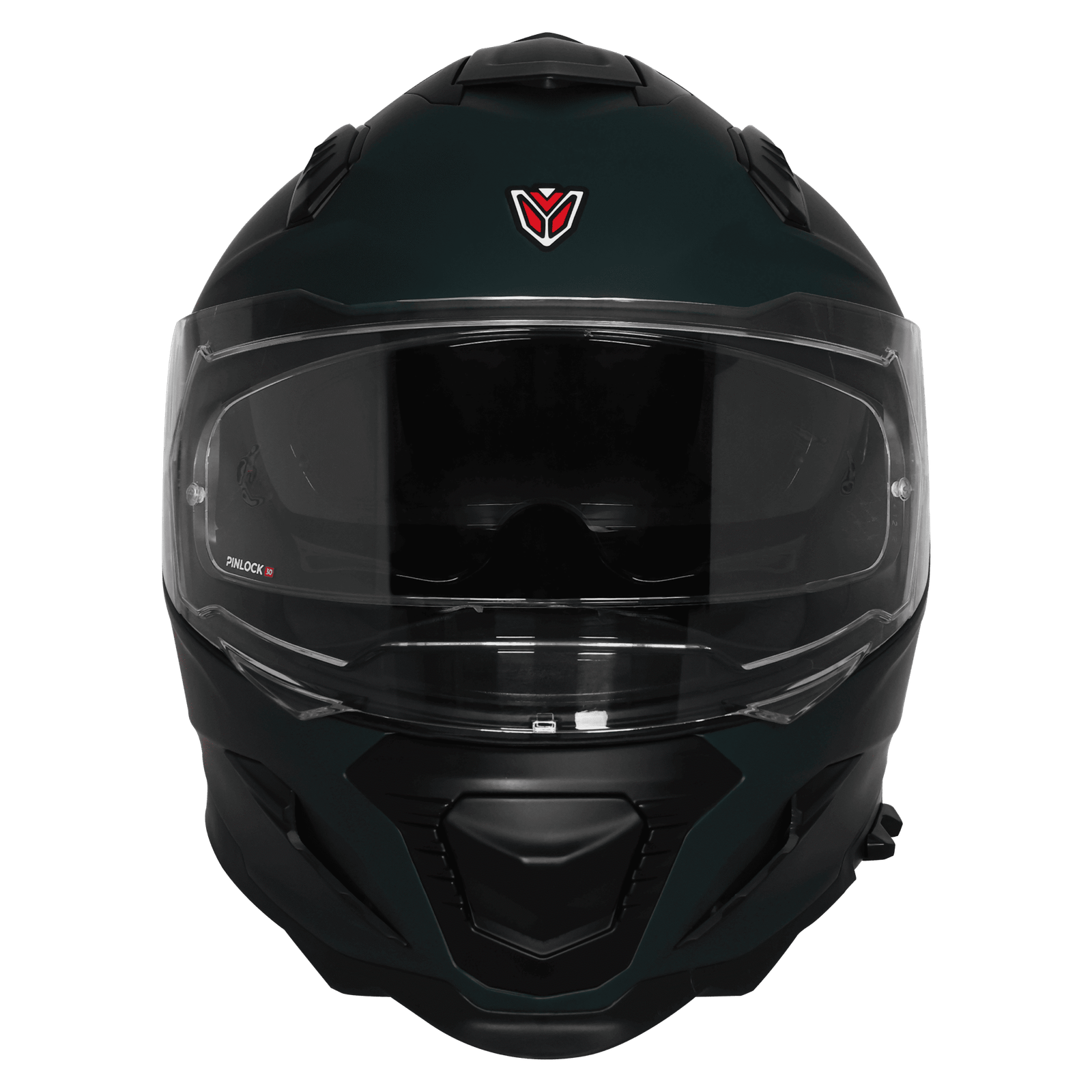 IGNYTE IGN-16 ISS DOT Solid Matt Green Helmet with Pinlock visor and D-ring retention system