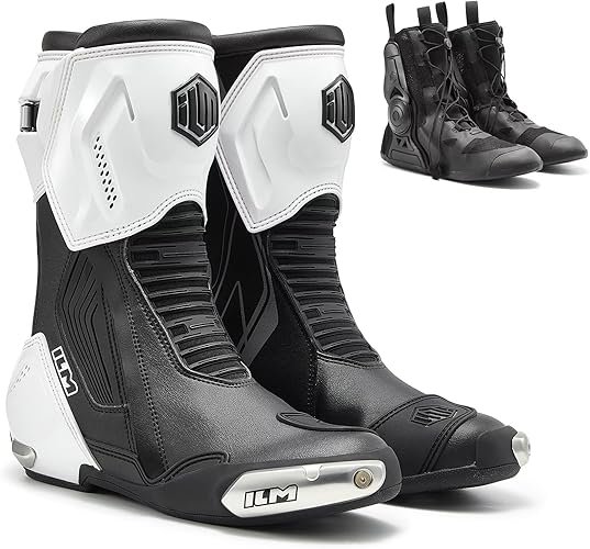 ILM BRC1 CE certified motorcycle racing boots with TPU protection and ventilation system