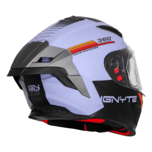 IGNYTE IGN-16 ISS DOT Quantumm Matt Metal Blue Red Orange Full Face Helmet