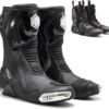 ILM BRC1 Black Motorcycle Racing Boots with TPU protection and dual-layer safety design