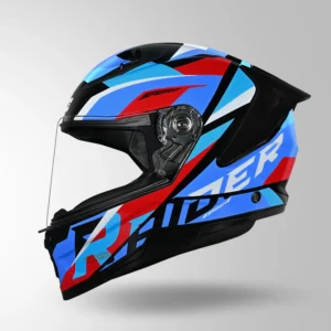 STUDDS Raider D2 Brook Decor Helmet Black Blue full face motorcycle helmet