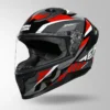 STUDDS Raider D2 Brook Decor Full Face Helmet Black and Red