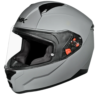 SMK Bionic Adult Solid Full Face Helmet Nardo Grey MA600 with visor and ventilation system