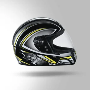 STUDDS Chrome D1 Decor Helmet Black & Grey full-face city riding helmet