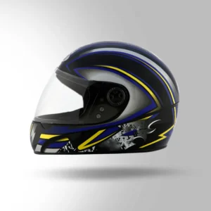 Studds Chrome D1 Decor Full Face Helmet Black and Blue
