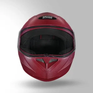 Studds Crest Eco Maroon Full Face Motorcycle Helmet