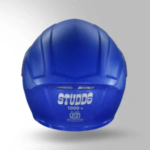 STUDDS Crest Eco Full Face Helmet Royal Blue aerodynamic motorcycle helmet