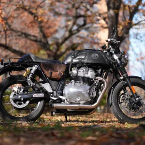 SS Motocorp 2x2 Full System Exhaust Short Cans for Royal Enfield Interceptor 650 Continental GT 650