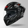 Studds Thunder Fenix Helmet Black and Grey ISI DOT Certified Motorcycle Helmet