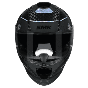 SMK Titan Carbon Nero GL-266 Crystal Chrome Carbon Fiber Full Face Motorcycle Helmet