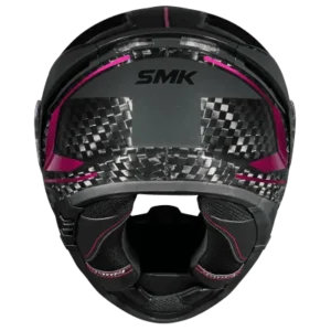 SMK Titan Carbon Nero GL269 Magenta Chrome Carbon Fiber Full Face Helmet