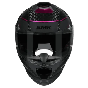 SMK Titan Carbon Nero GL269 Magenta Chrome Carbon Fiber Full Face Helmet