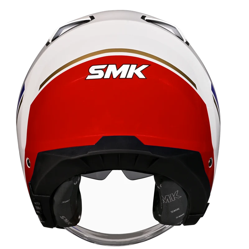 SMK GTJ Rover Open Face Helmet GL153 with wide visor and sun visor for touring and city riding