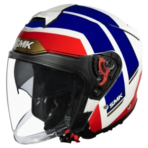 SMK GTJ Rover Open Face Helmet GL153 with wide visor and sun visor for touring and city riding