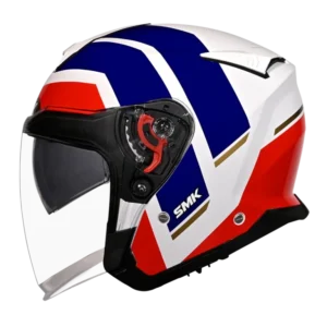 SMK GTJ Rover Open Face Helmet GL153 with wide visor and sun visor for touring and city riding