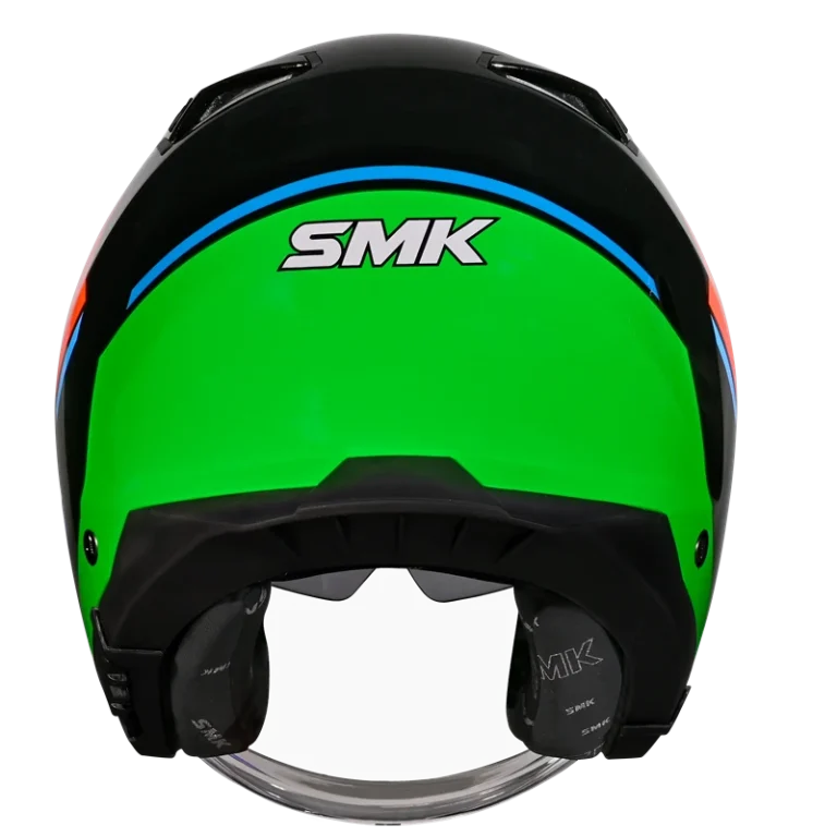 SMK GTJ Rover Open Face Helmet GL283 with Sun Visor for Touring and Urban Riders