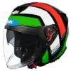 SMK GTJ Rover Open Face Helmet GL283 with Sun Visor for Touring and Urban Riders