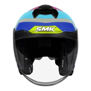 SMK GTJ Rover Open Face Helmet GL659 with wide visor and retractable sun visor