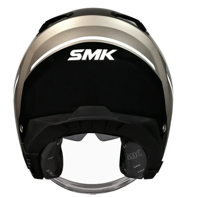 SMK GTJ Rover Open Face Helmet GL 662 with wide visor and retractable sun visor